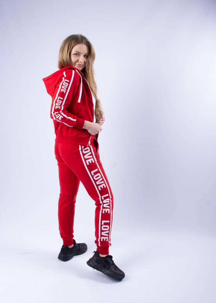 

Костюм спортивный женский, красный S/M/L/XL