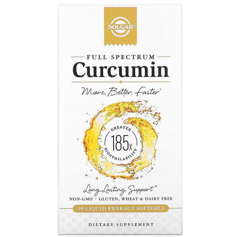 

Solgar Full Spectrum Curcumin 90 гелевых капсул