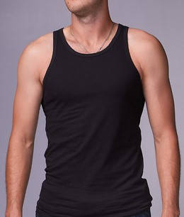 

Мужская майка хлопок EZGI Турция размер M-60 (46-48) чёрная