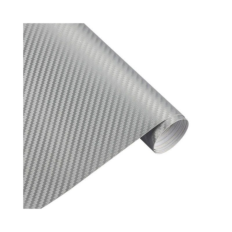 

Карбоновая пленка 3D рулон 10х20 см СЕРЕБРЯНАЯ