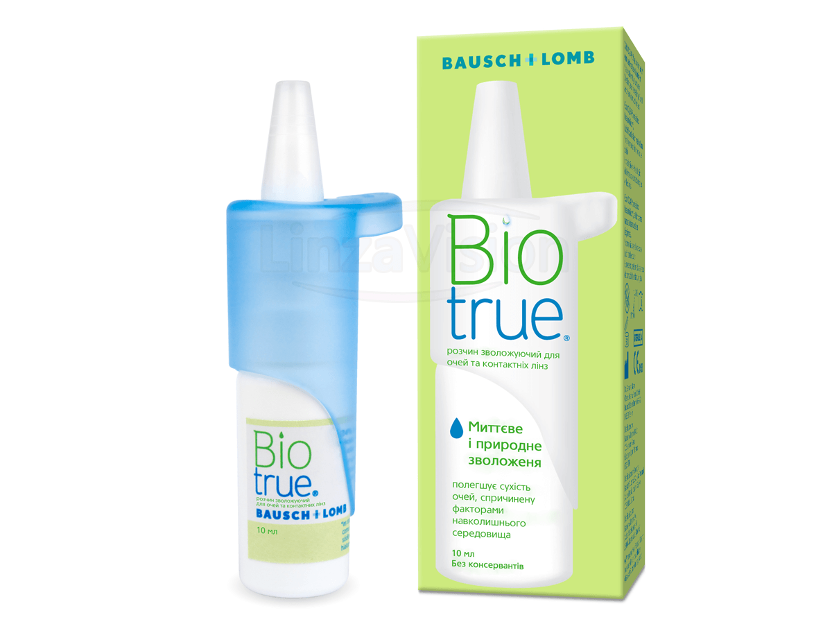 

Увлажняющие капли Bio True 10мл.