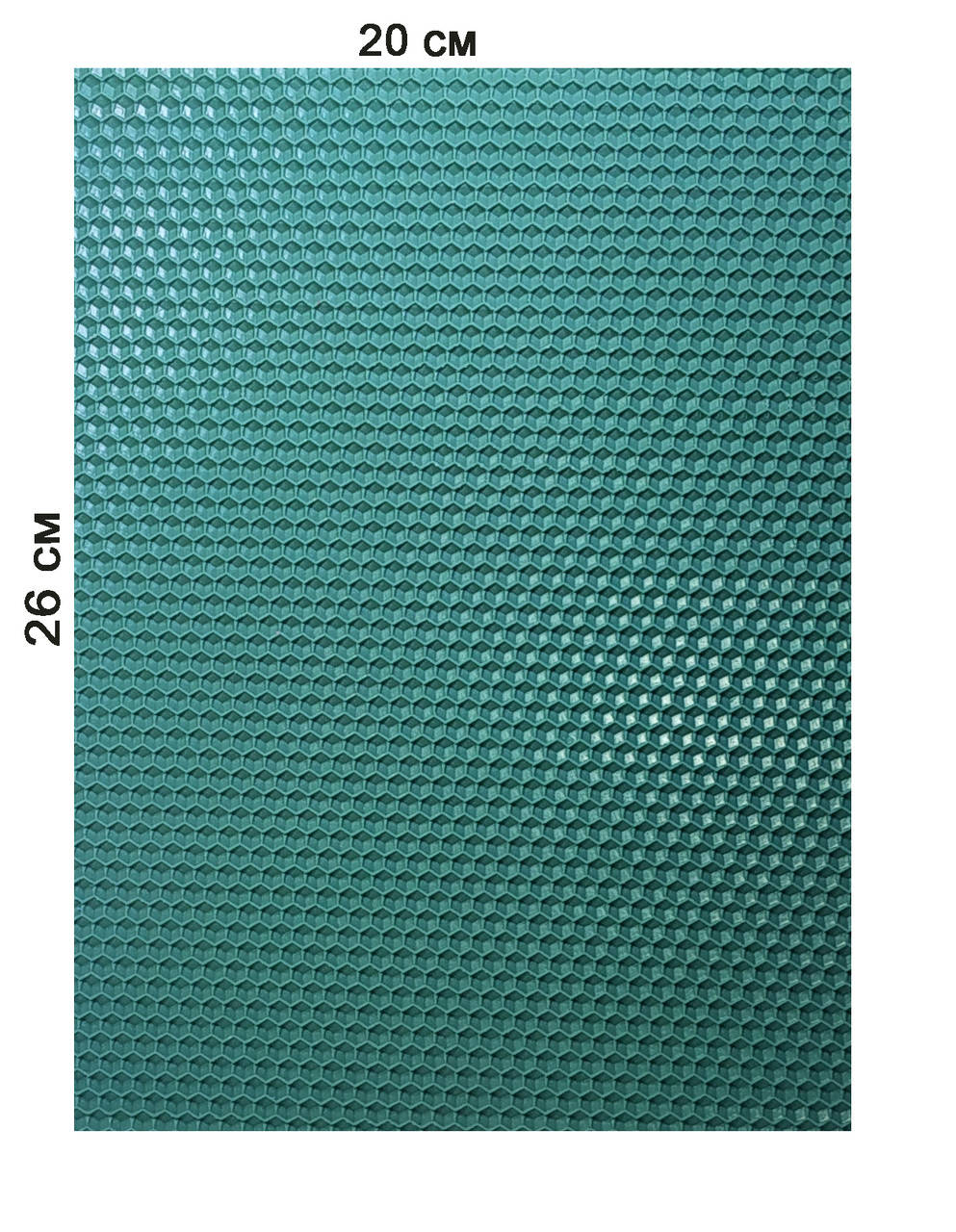 

Цветная вощина 100% эко - воск 20х26см Голубой