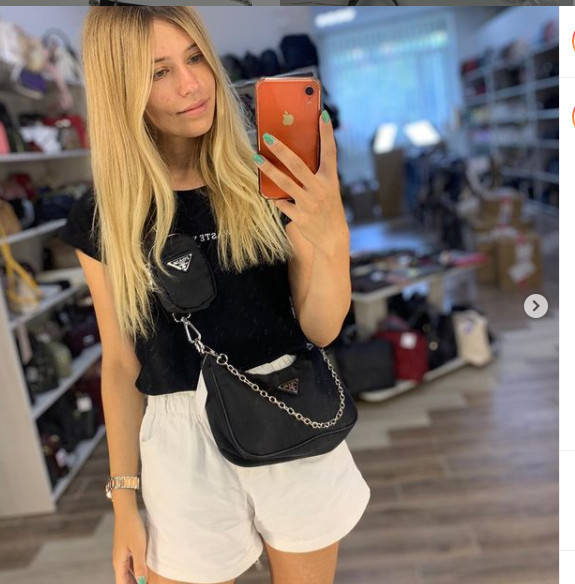 

Сумка в стиле Prado комплект / бананка Прадо тканевая 3в1 (0324) Черный