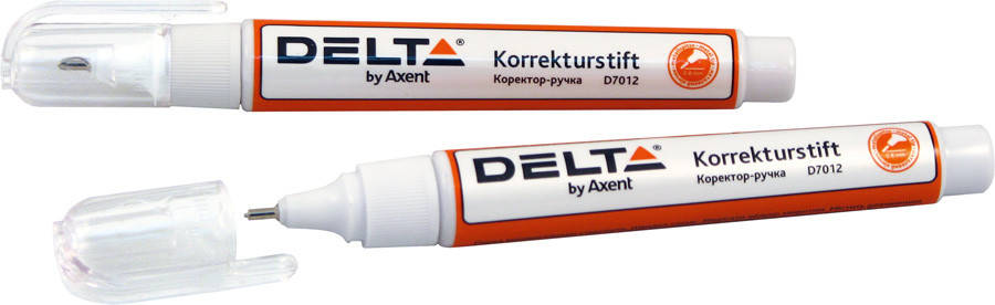 

Коректор ручка метал. нак. Delta by Axent 8мл 7012