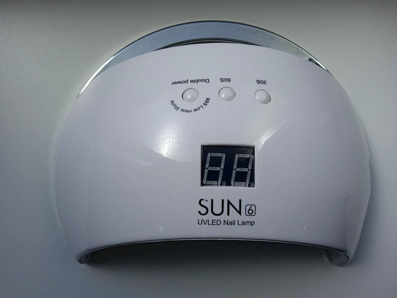 

Уценка !!!ЛАМПА ДЛЯ СУШКИ НОГТЕЙ SUN 6 48W UV+LED