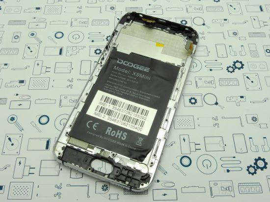 

Дисплей Doogee X9 mini модуль черный Сервисный оригинал с разборки