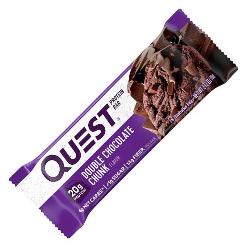 

Батончик Quest Nutrition Protein Bar, 60 грамм Двойной шоколад