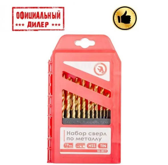 

Набор сверл по металлу INTERTOOL SD-0019