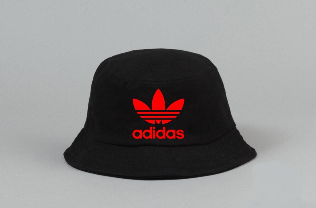 

Модная черная панамка адидас, Черная панама Adidas