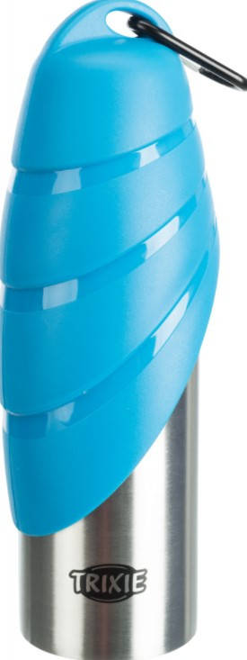 

Trixie TX-24606 бутылка дорожная+миска (сталь/пластик) 750мл