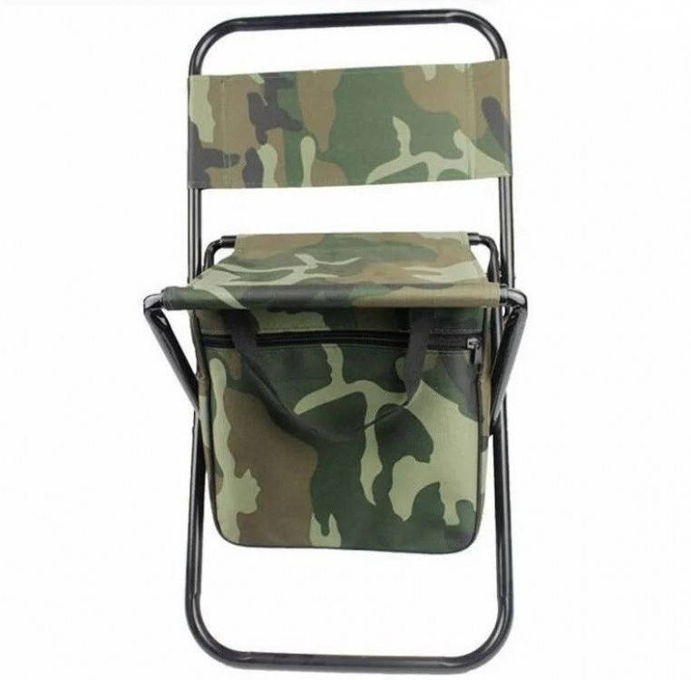 

Стул раскладной камуфляжный для рыбалки с сумкой походный