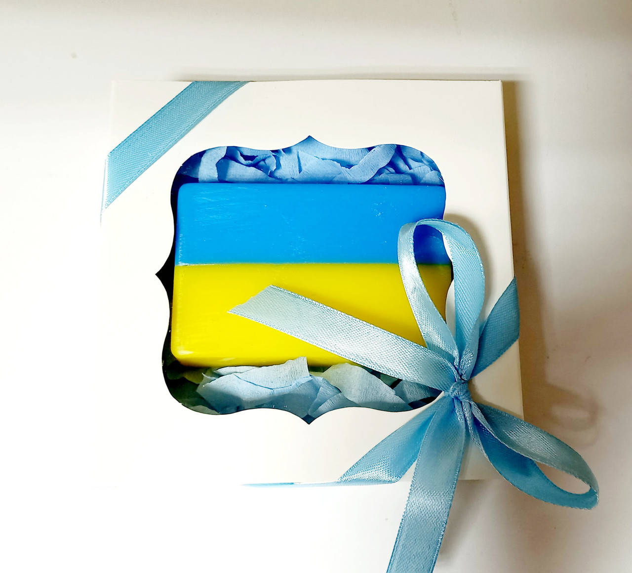 

Мыло ручной работы. Флаг Украины, прапор України