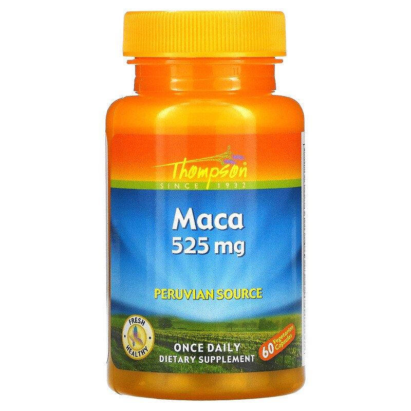 

Мака (Maca), Thompson, 525 мг, 60 капсул (THO-19112)