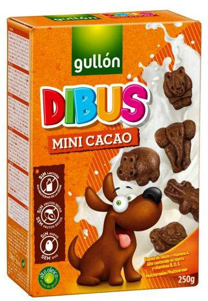 

Печиво Gullon DIBUS MINI СAСAO 250гр.