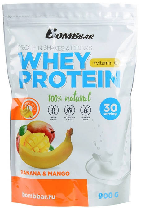 

Протеиновый коктейль BOMBBAR Банан-Манго (900 грамм)