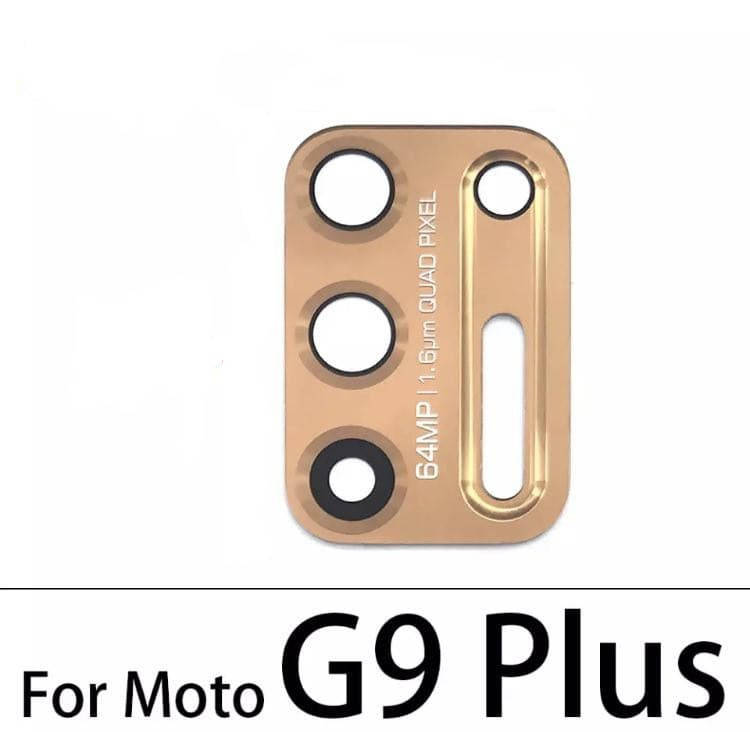 

Основное стекло камеры Motorola G9 Plus (XT2087, XT2087-2, XT2087-1), Золотое