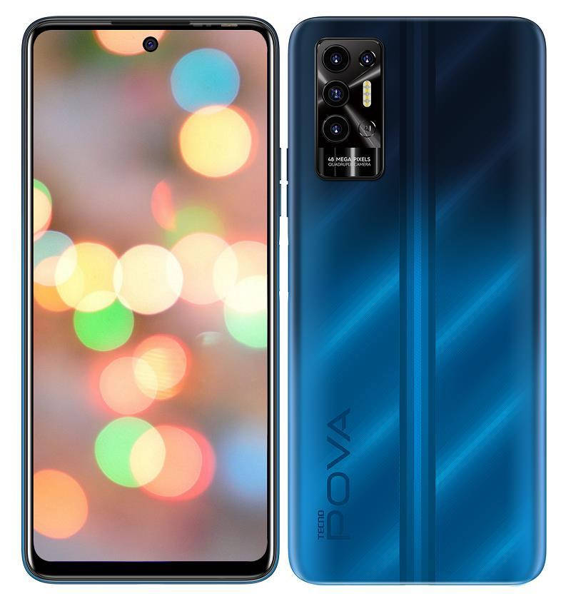 

Смартфон Tecno Pova-2 (LE7n) 4/64GB Dual Sim Blue (4895180768477), Синий