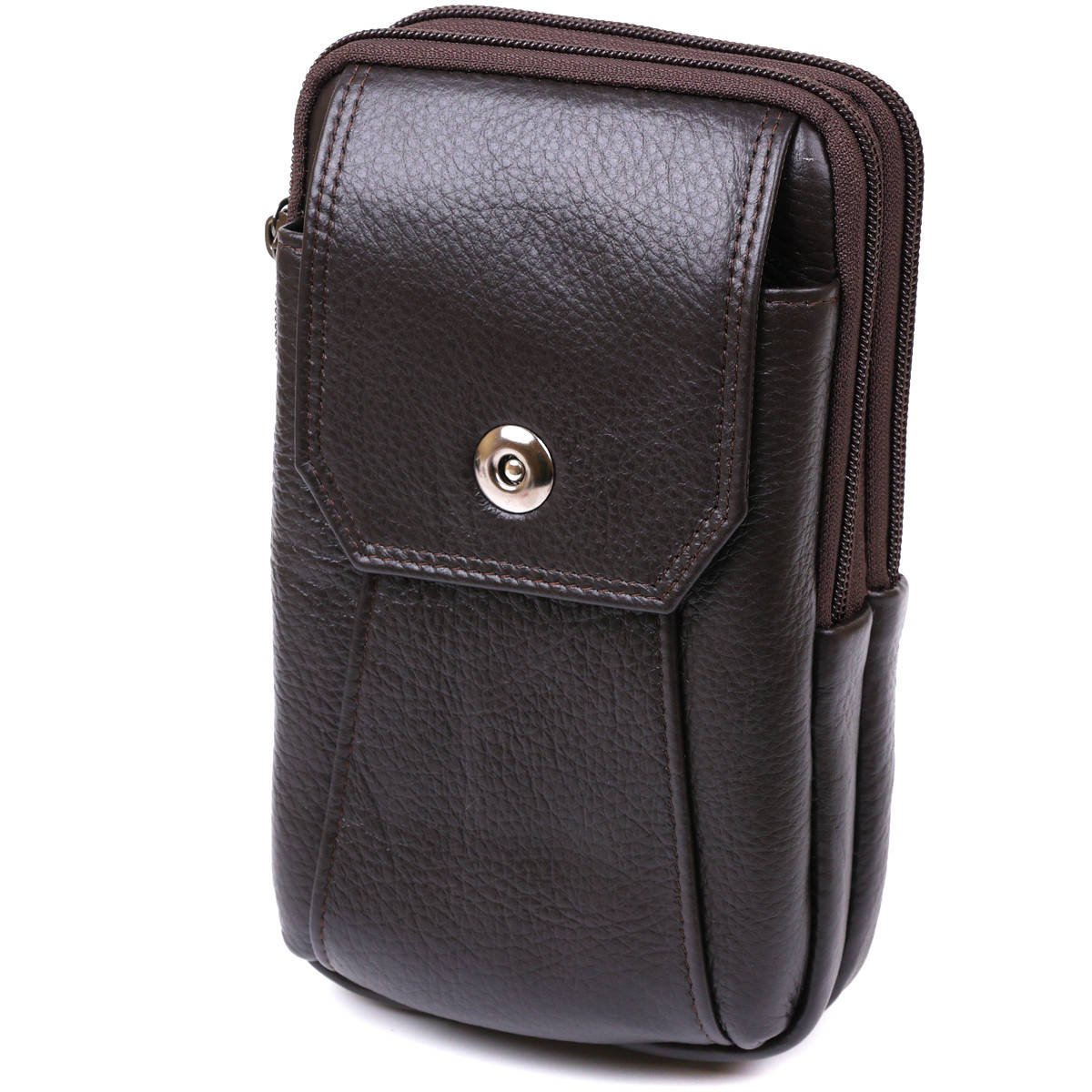 

Мужская сумка на пояс из натуральной кожи Vintage 20481 Коричневый