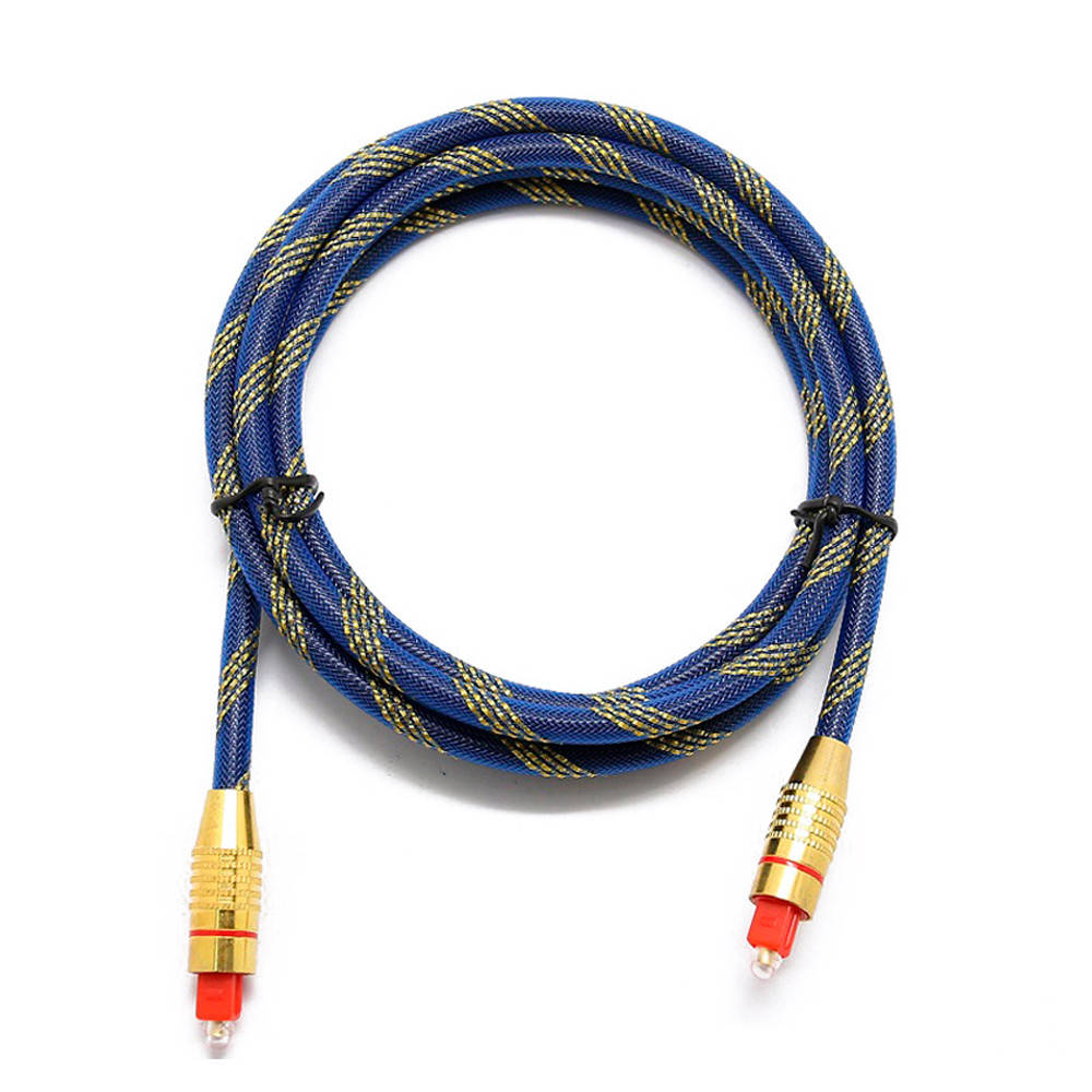 

Кабель оптичний цифровий стерео в нейлонової оплетке 3,0m, OD6.0 (мм), 250 Мегабіт / с, Blue / Gold, Пакет, Синий