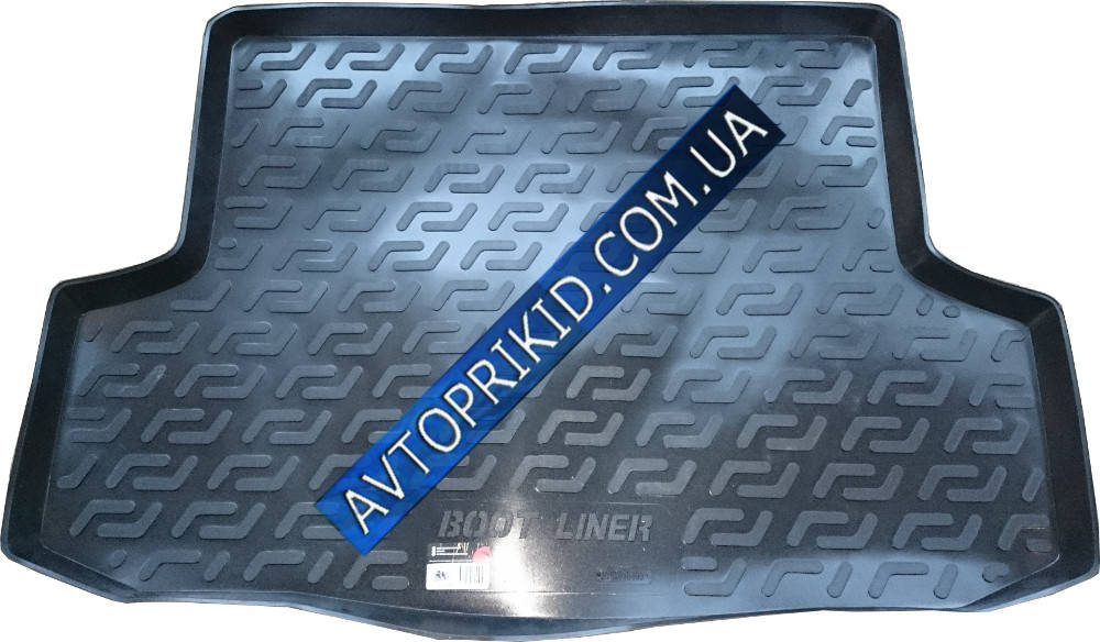 

Коврик в багажник Chevrolet Aveo седан 2002-2011 (полимер, чёрный), Черный