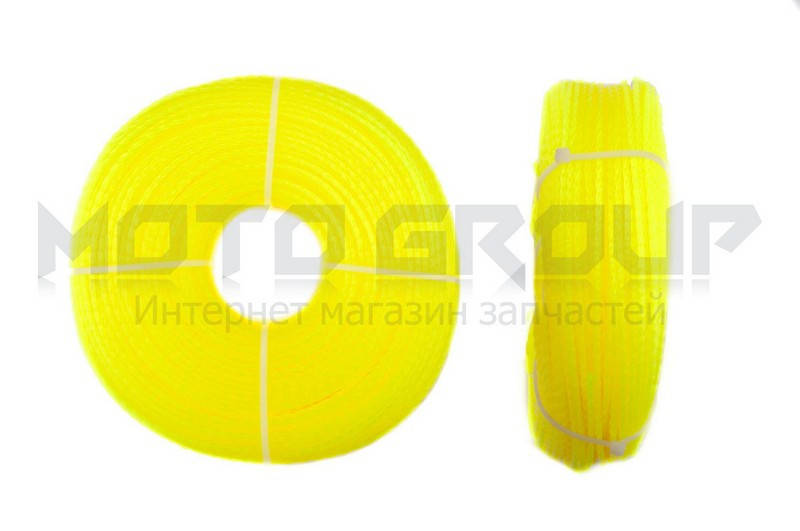 

Леска мотокосы Ø2,4 mm, 100 метров (желтая) "BEST", Желтый