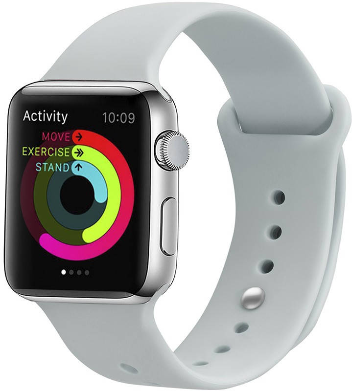 

Ремешок UWatch Silicone Strap for Apple Watch 38/40 mm Soft White