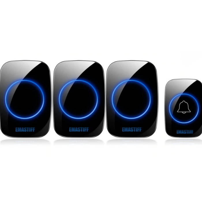 

Беспроводной звонок Emastiff A12 с 3 базами, Черный