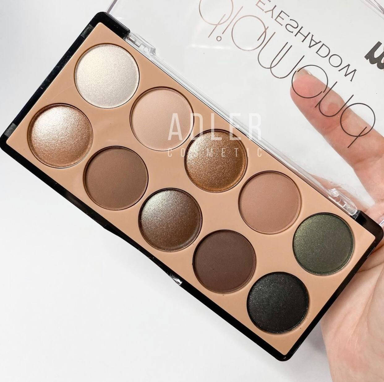 

Тени для век MERCI Diamond Eyeshadow # 3 матовые и перламутровые, 10 цветов