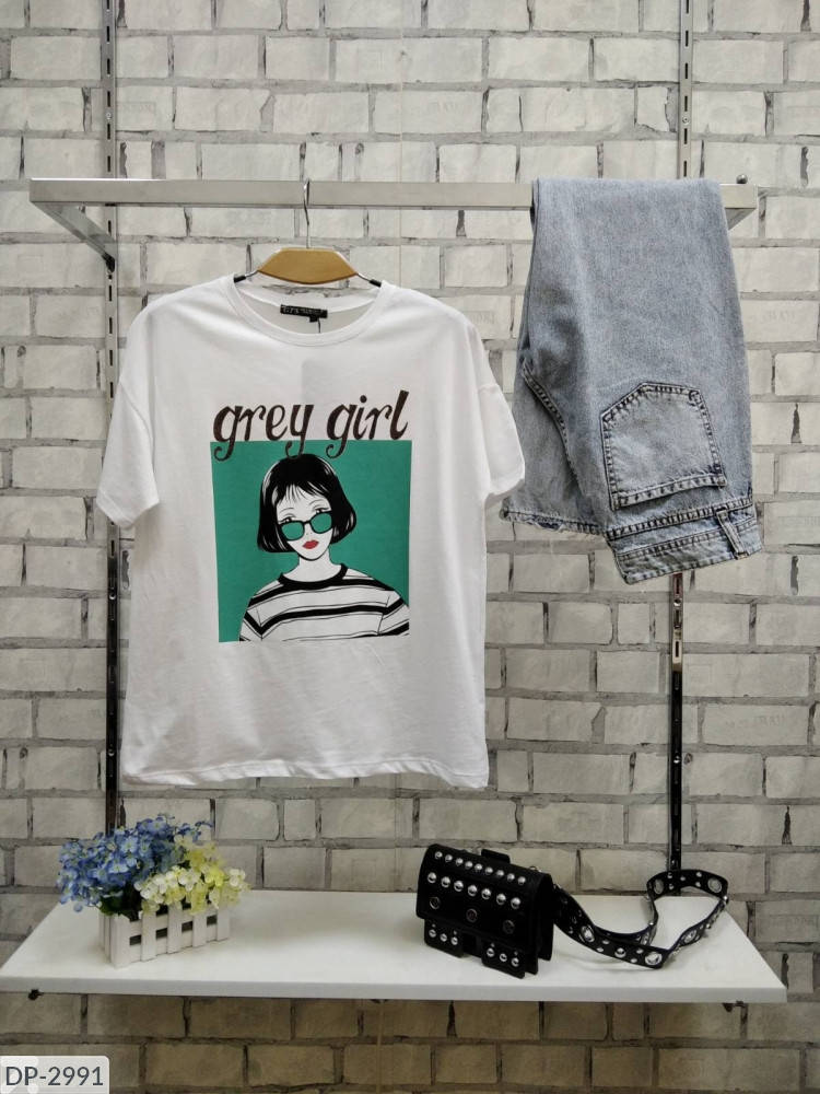 

Футболка женская арт. 20y316 (L, M, S) "REMISE STORE" недорого от прямого поставщика, Белый