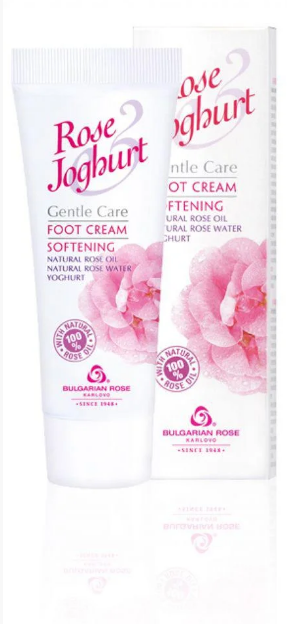

Крем для ног Bulgarian Rose "Rose Joghurt" смягчающий, Болгарская Роза, Карлово, 75 мл.