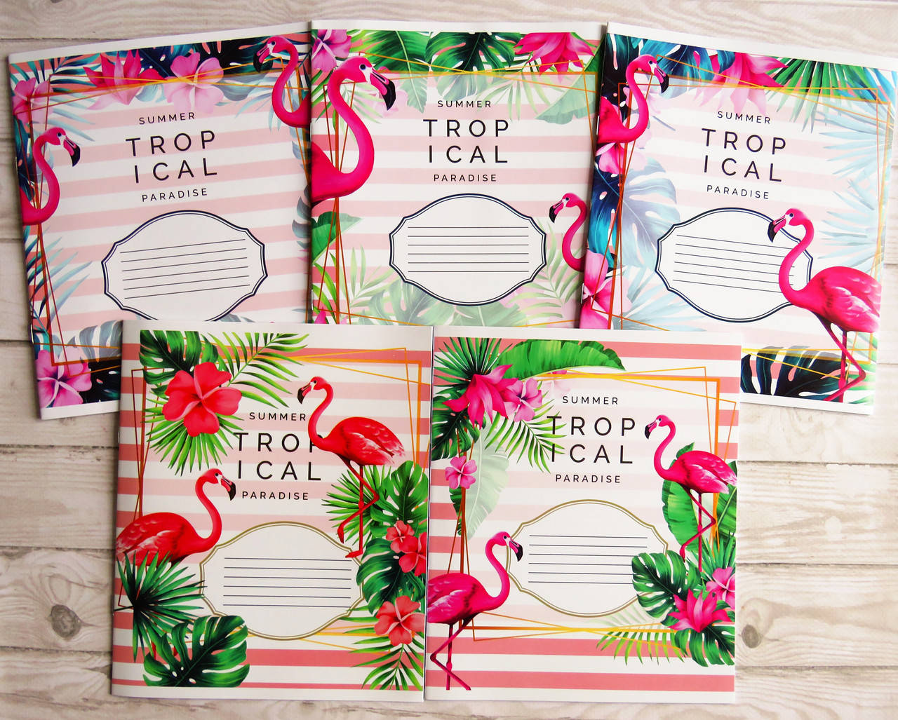 

Тетрадь школьная в косую линию 12 листов Лидер, фламинго