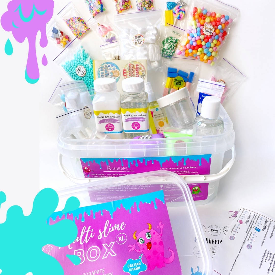 

Слайм набор "Multi box XL" от All for slimes