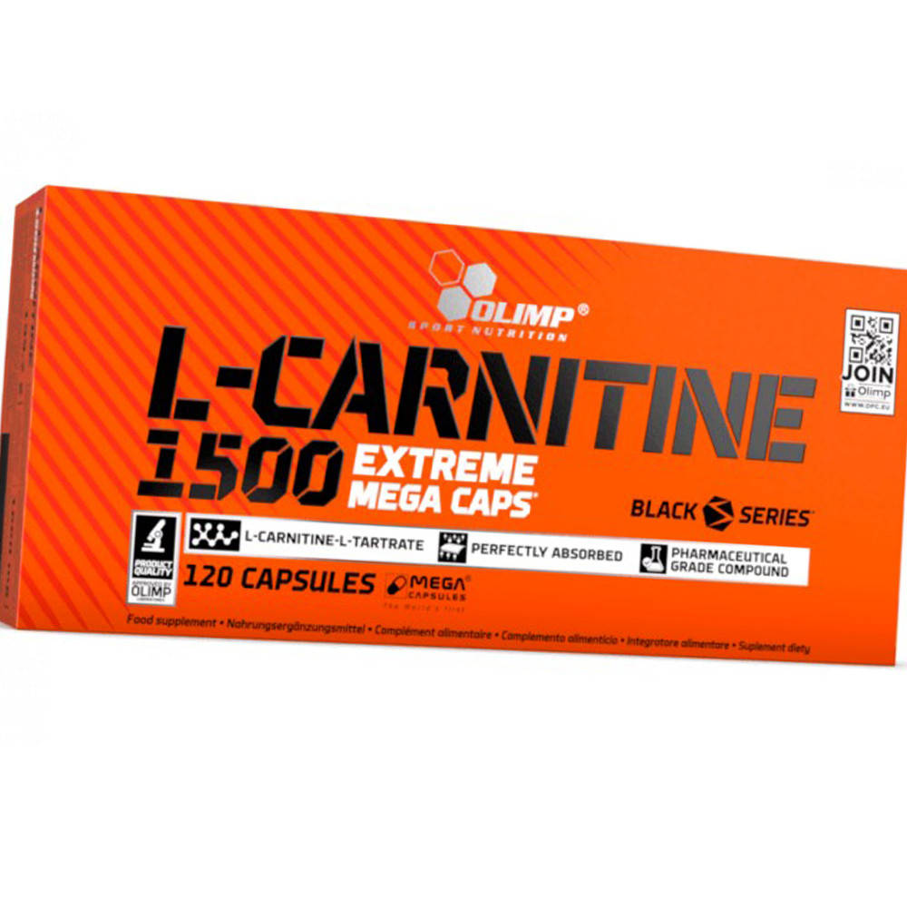 

Л-карнитин Olimp L-Carnitine 1500 forte 120 капс Комплекс для похудения и снижения веса