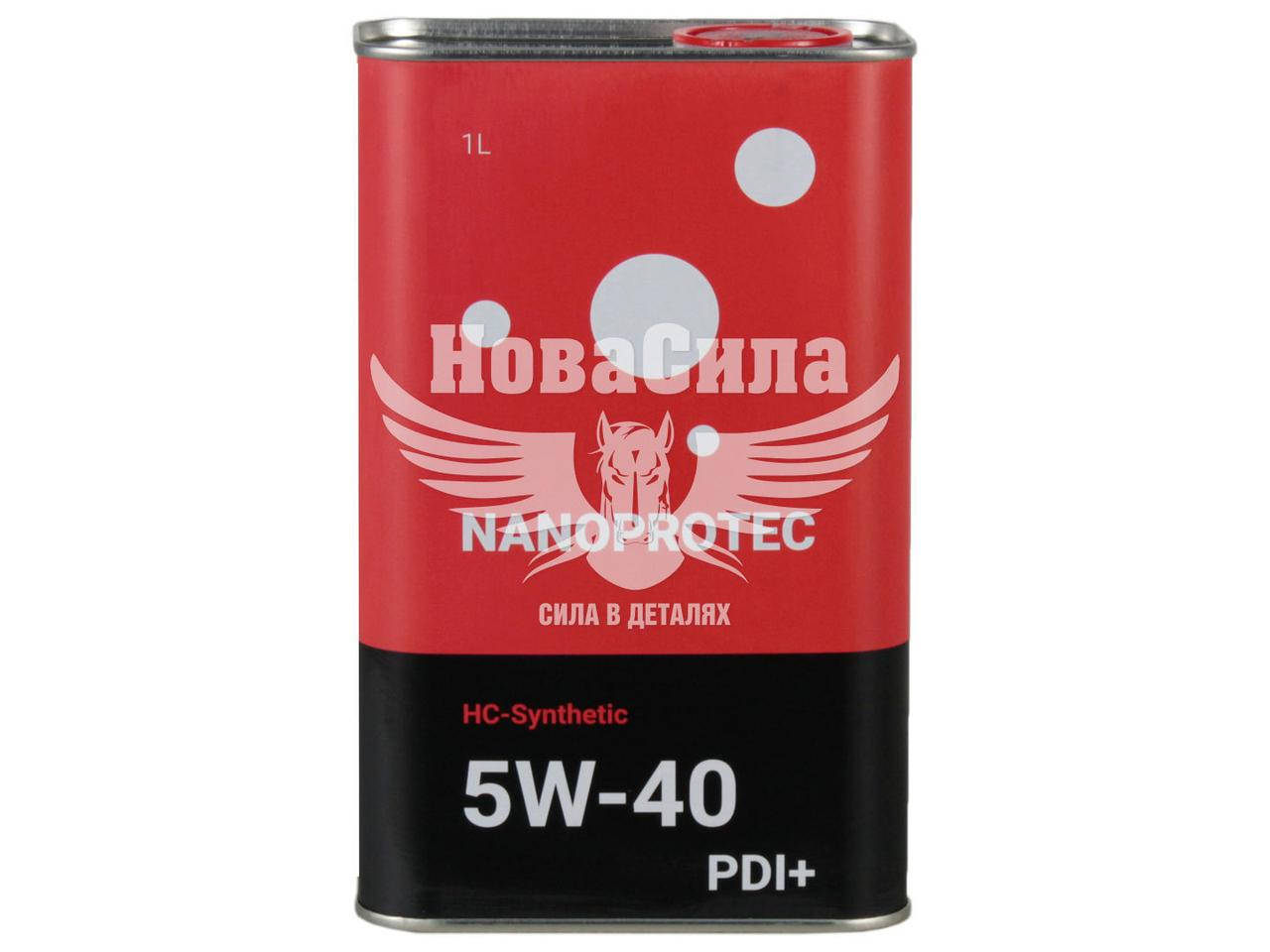 

Моторное масло бензин, дизель 5W-40 (Nanoprotec) PDI+ 1л. NP 2207 501