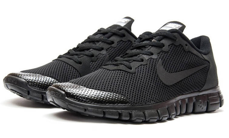 

Мужские кроссовки Nike Free Run 3.0 Black (найк фри ран 3.0, черные) 42, Черный