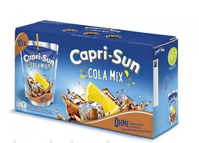 

Сок Capri-Sun Cola Mix, 200 мл 10 шт в коробке. Германия. Сік Capri-sun Кола микс.
