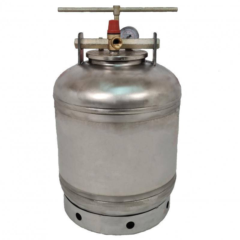 

Автоклав бытовой на 16 банок винтовой с нержавеющей стали для консервации тушонки стерилизации дома