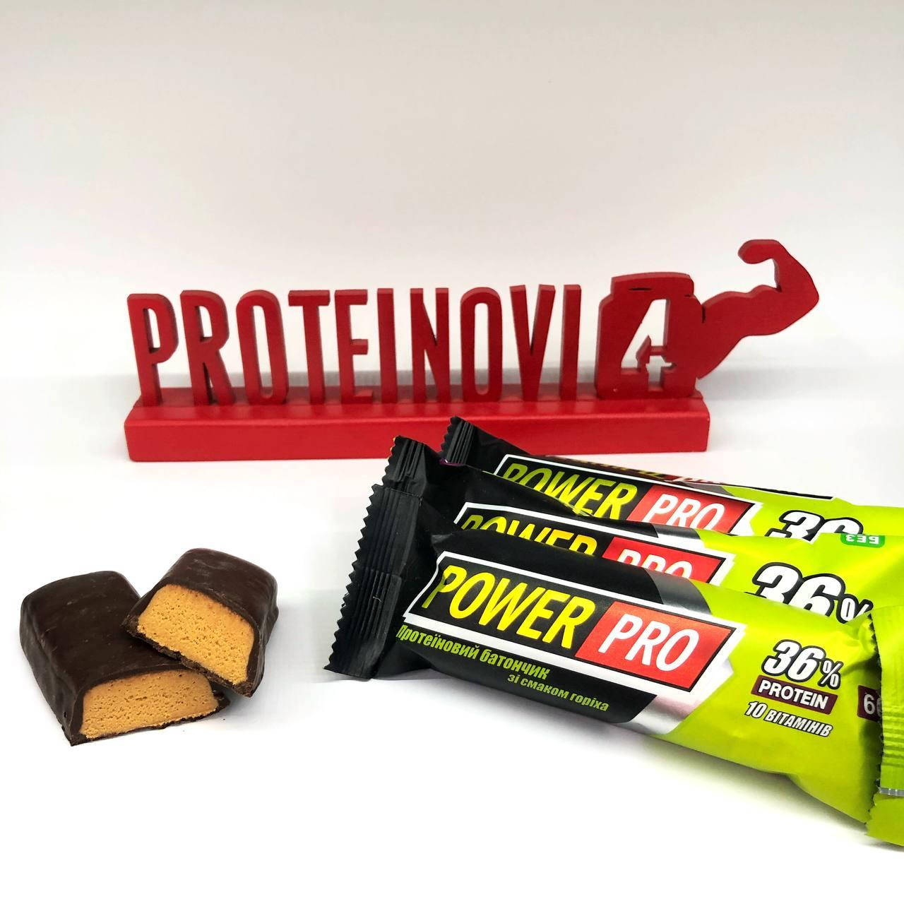 

Протеиновый батончик Power Pro орех 36%, 60г.