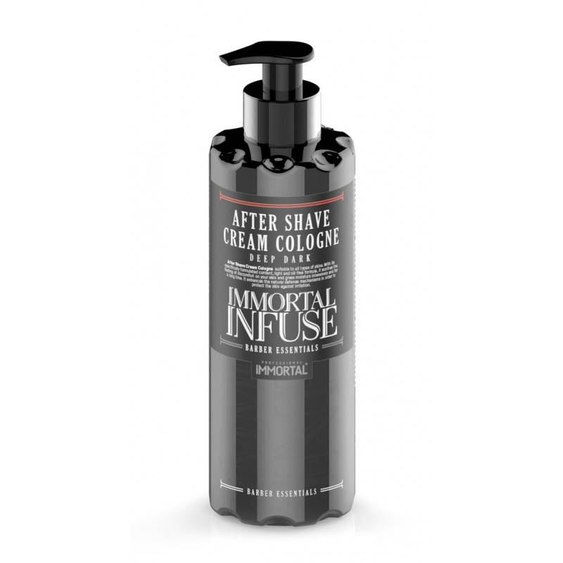 

Крем после бритья черный Immortal Infuse After Shave Cream Cologne Deep Dark 400ml
