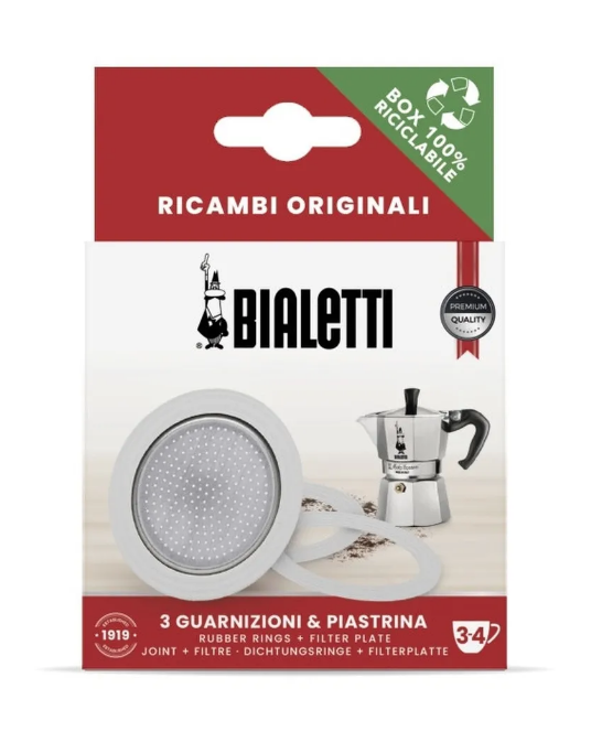 

Запчасти для гейзерной кофеварки Bialetti (3,4 чашки)