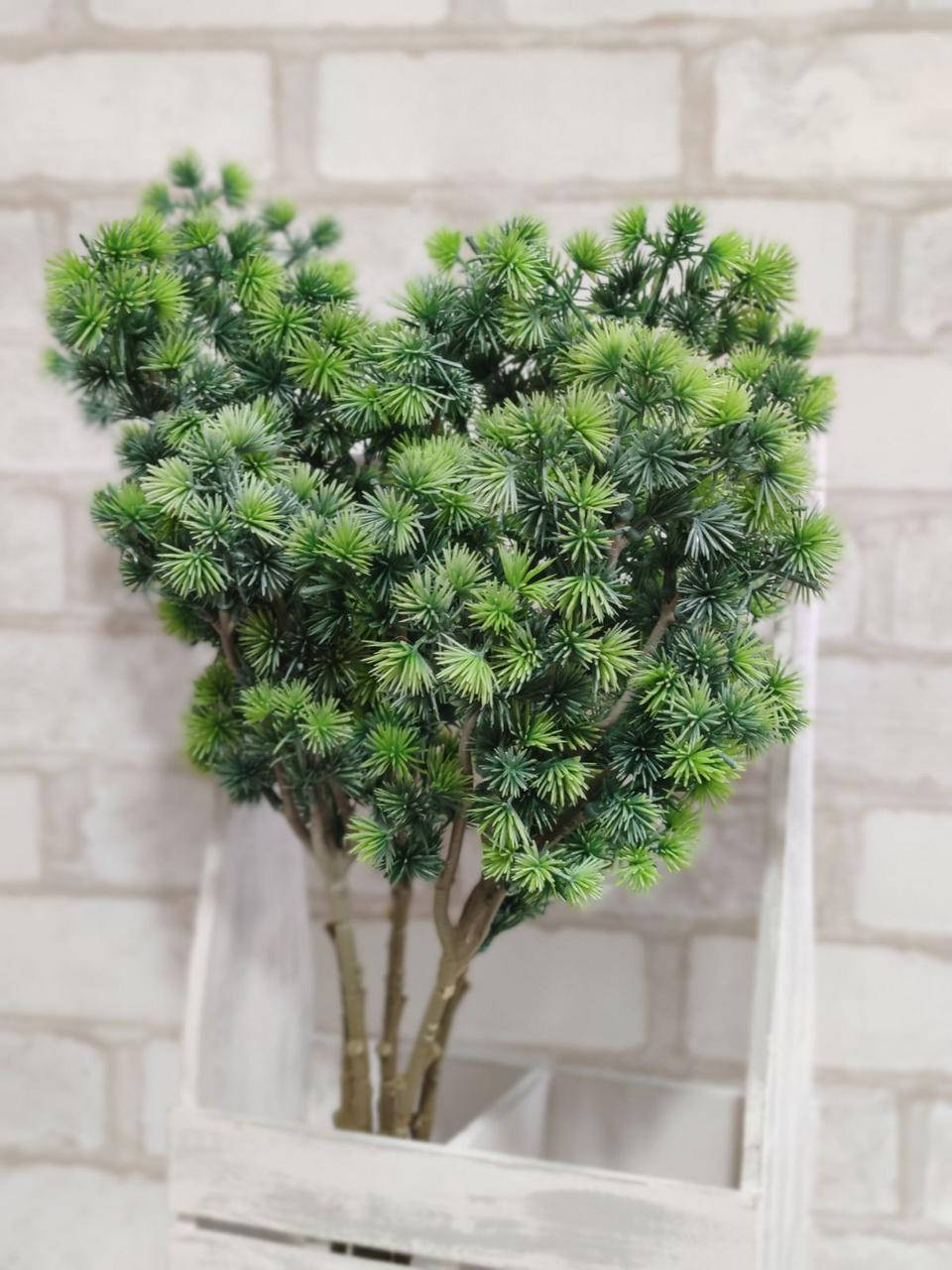 

Кедровая ветка искусственная h-52см, 60/50 (цена за 1шт.+10грн.)