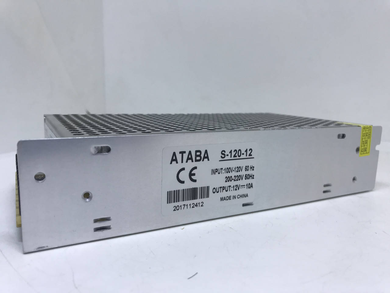 

Блок питания адаптер 12V 10А металл негерметичный