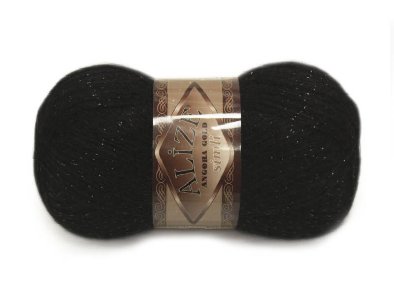 

Alize Angora Gold Simli, Черный №60