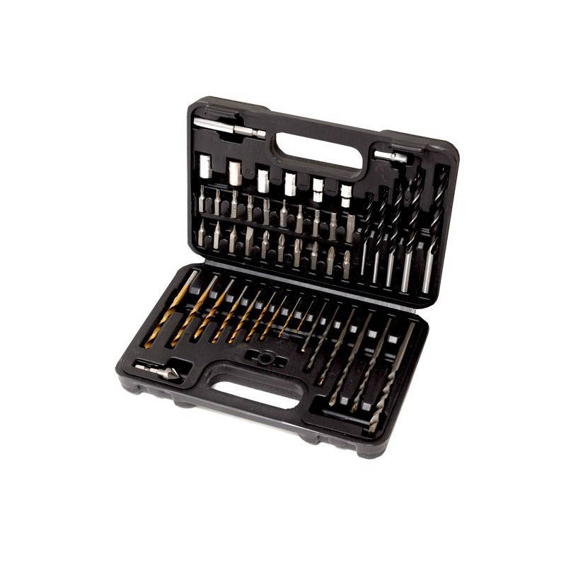 

Набор сверл разнопрофильных, головок и бит с битодержателями HSS 4241 50пр., в кейсе Rock FORCE RF-924U50