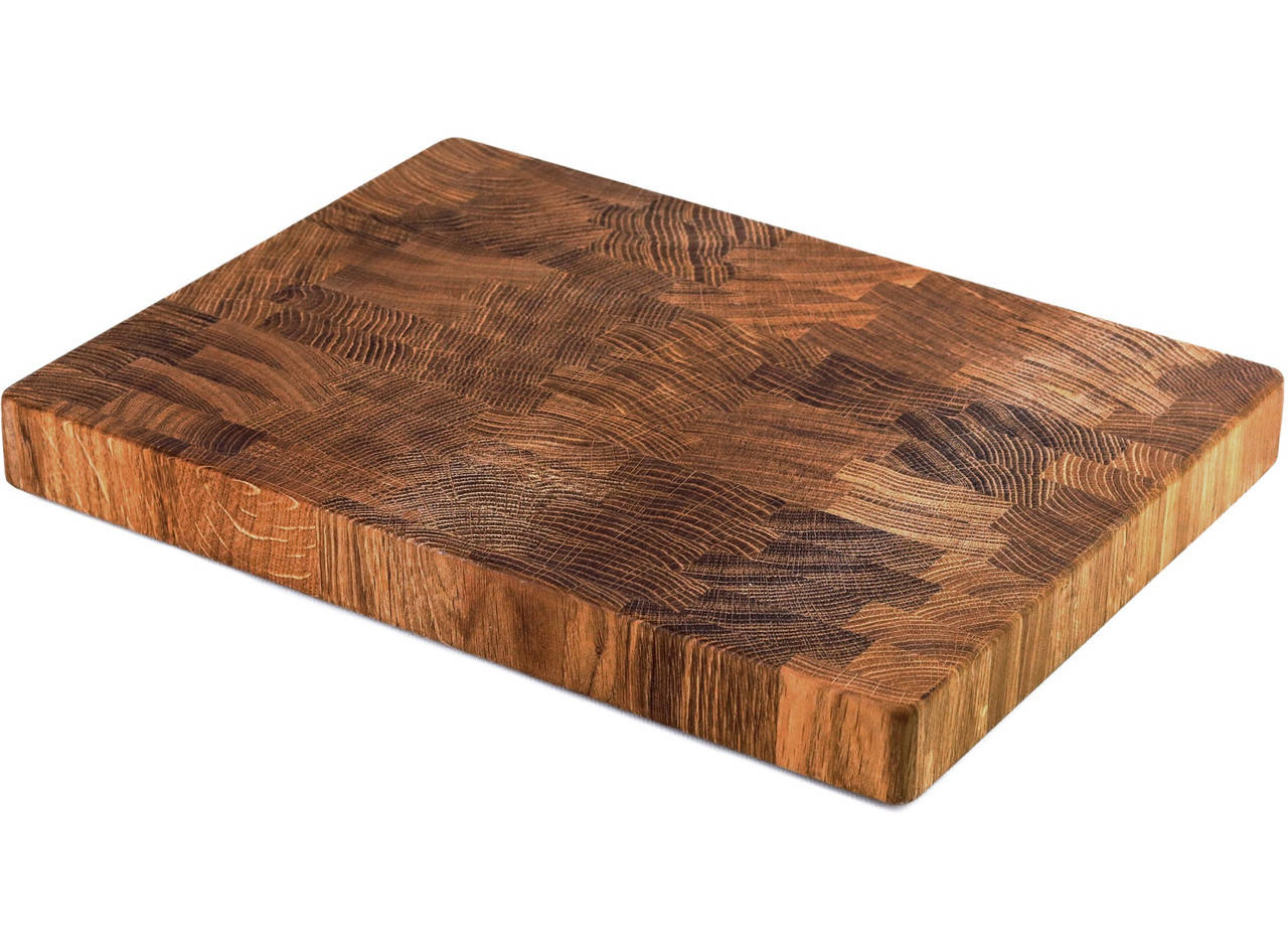 

Торцевая разделочная доска TopDoska size L 40х30 см из дуба, Дуб