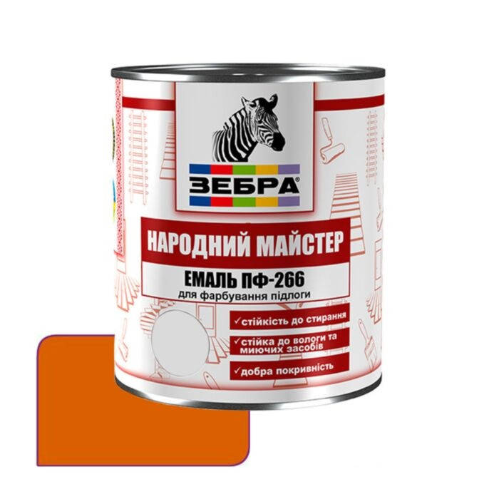 

Эмаль Zebra ПФ-266 582 Золотистое пламя