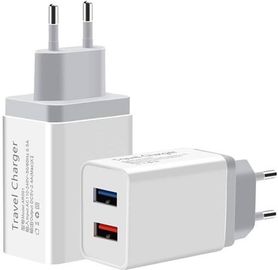 

Сетевое зарядное устройство XoKo WC-210 2.4A USB White, Белый