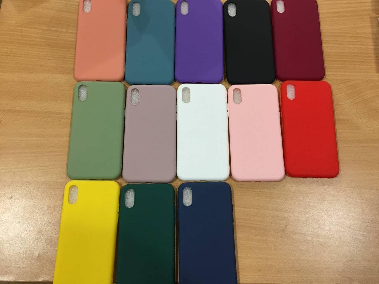 

Силиконовый чехол-накладка Silicone Case для iPhone X/XS