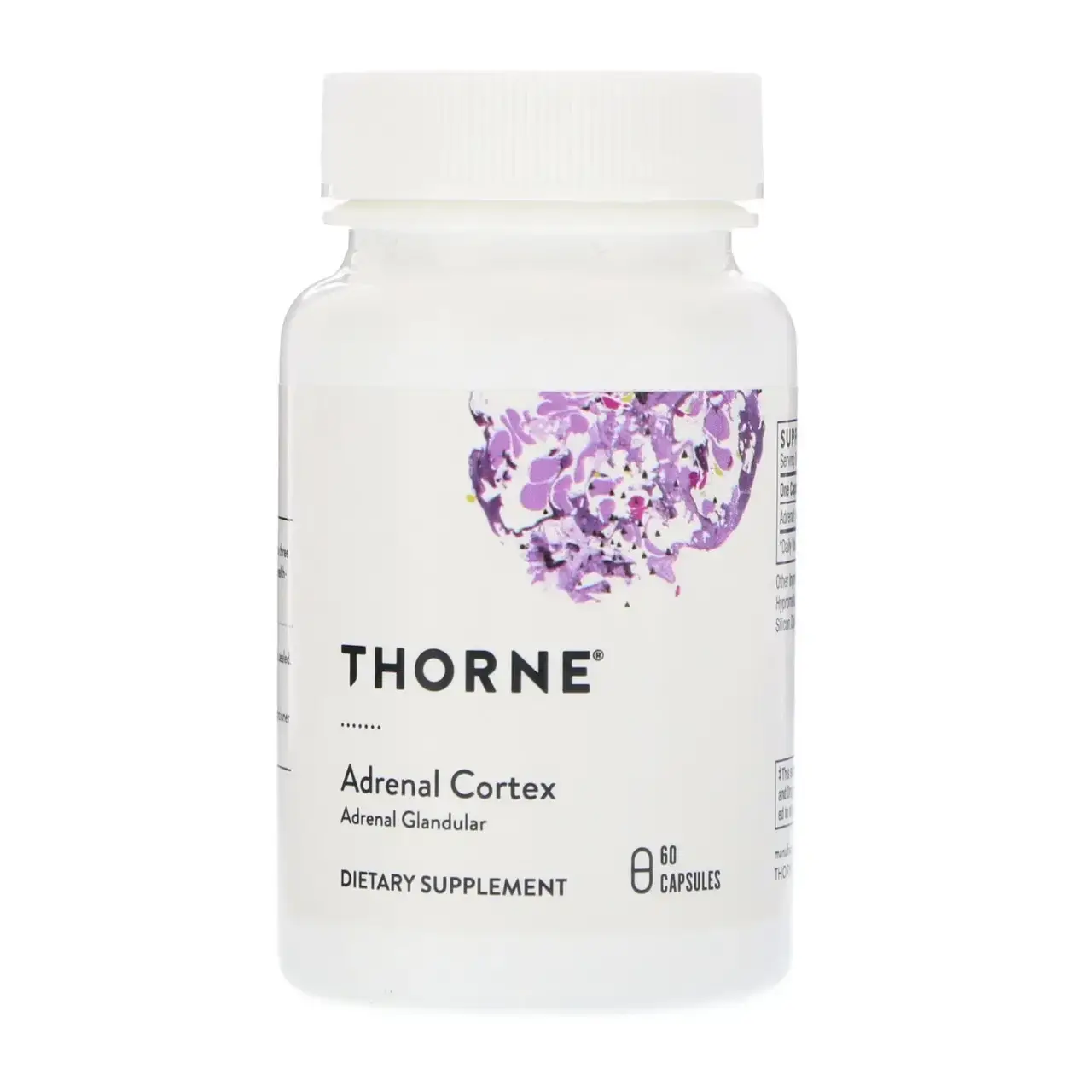 

Thorne Research, кора надпочечников, 60 капсул