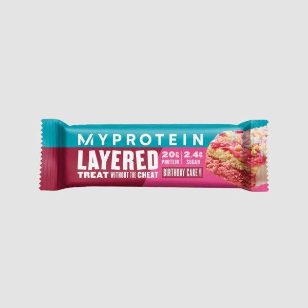 

Myprotein 6-слойный протеиновый батончик, вкус - Праздничный торт, 1x60g